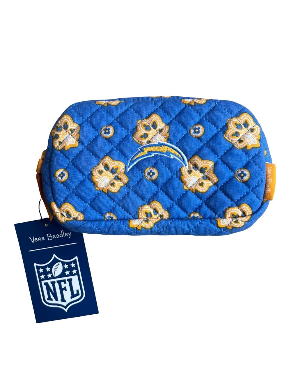 NWT VERA BRADLEY $45 NFL Mini Belt Bag Fanny Pack Los Angeles Chargers Bandana